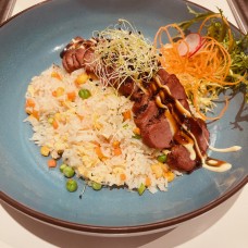 Riz sauté au Cha Siu BBQ